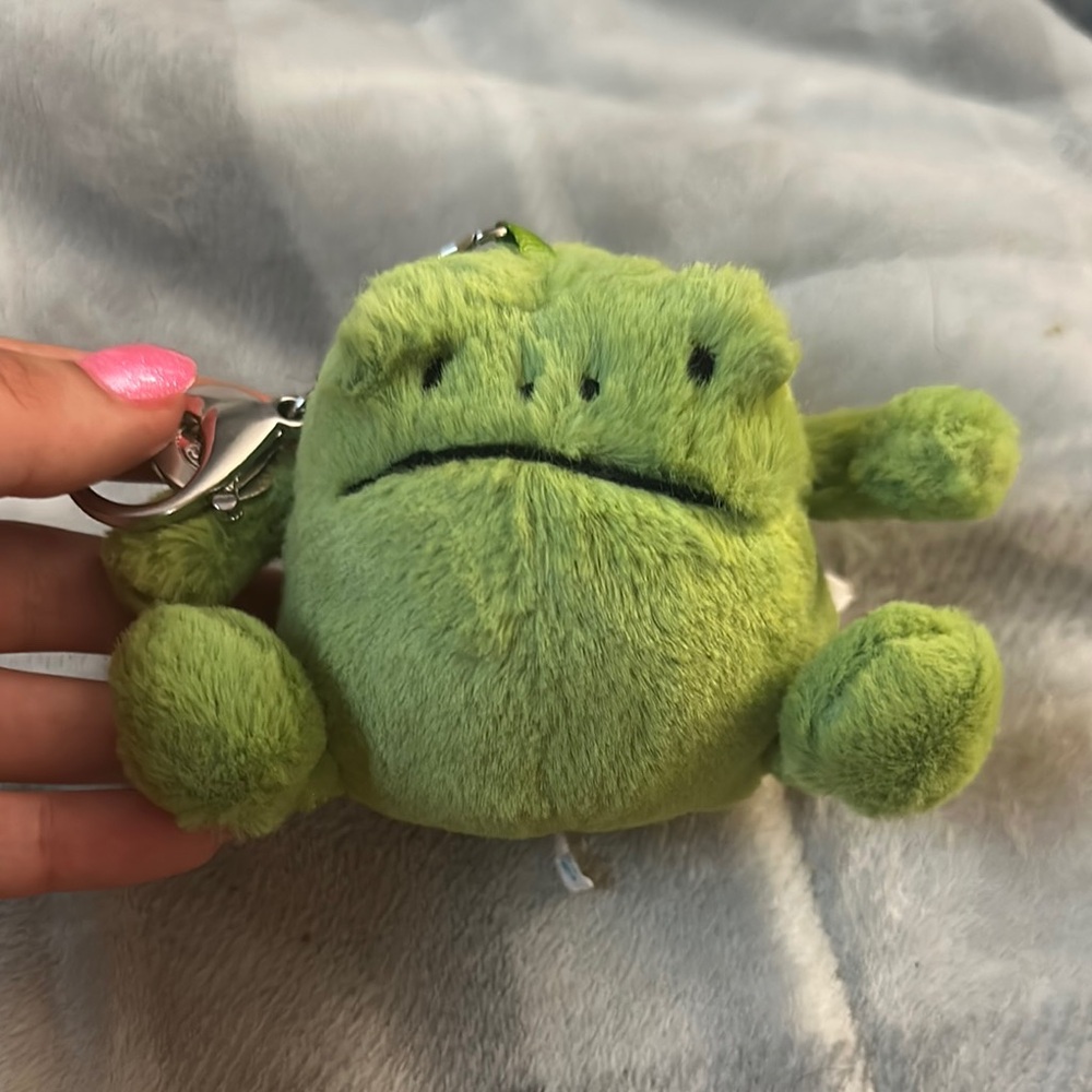 Jellycat Ricky rain frog keychain